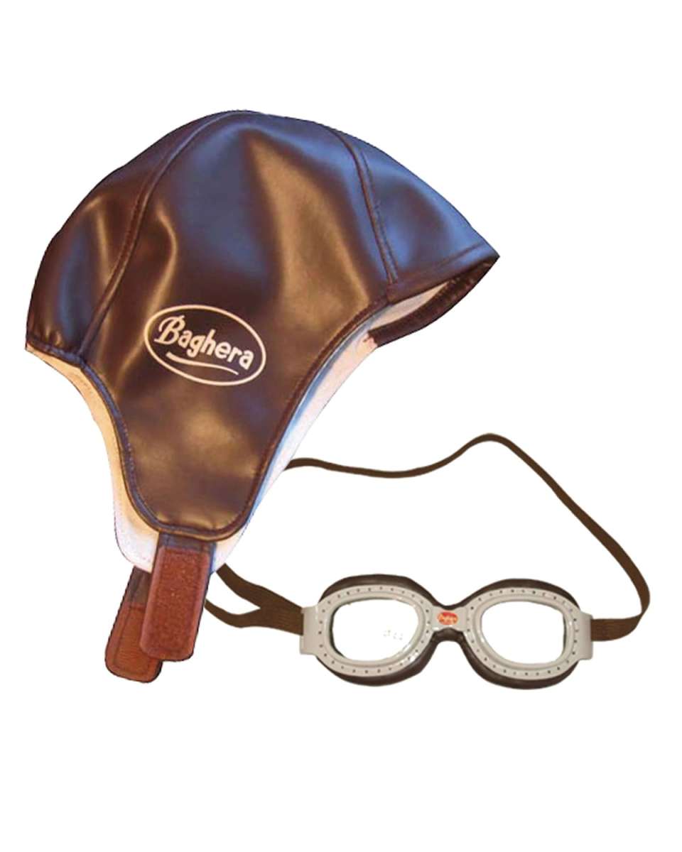 Racing Set w/ Aviator Goggles & Helmet